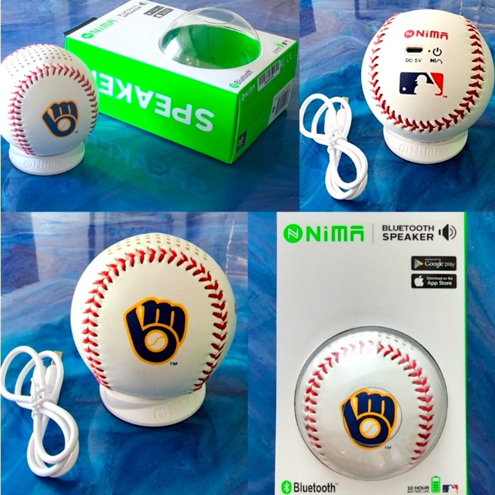 Nima Wireless Brewers Baseball Speaker